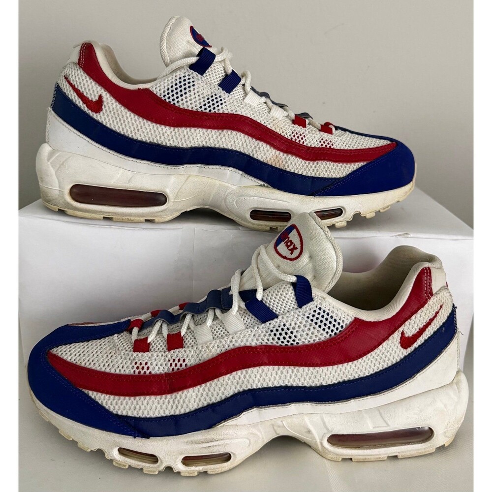 Nike Air Max 95 USA Shoes Red White Blue CJ9926-100 Size 12